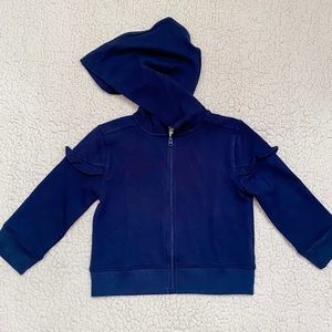 Crewcuts EUC Girls’ Navy Zippered Hoodie Jacket